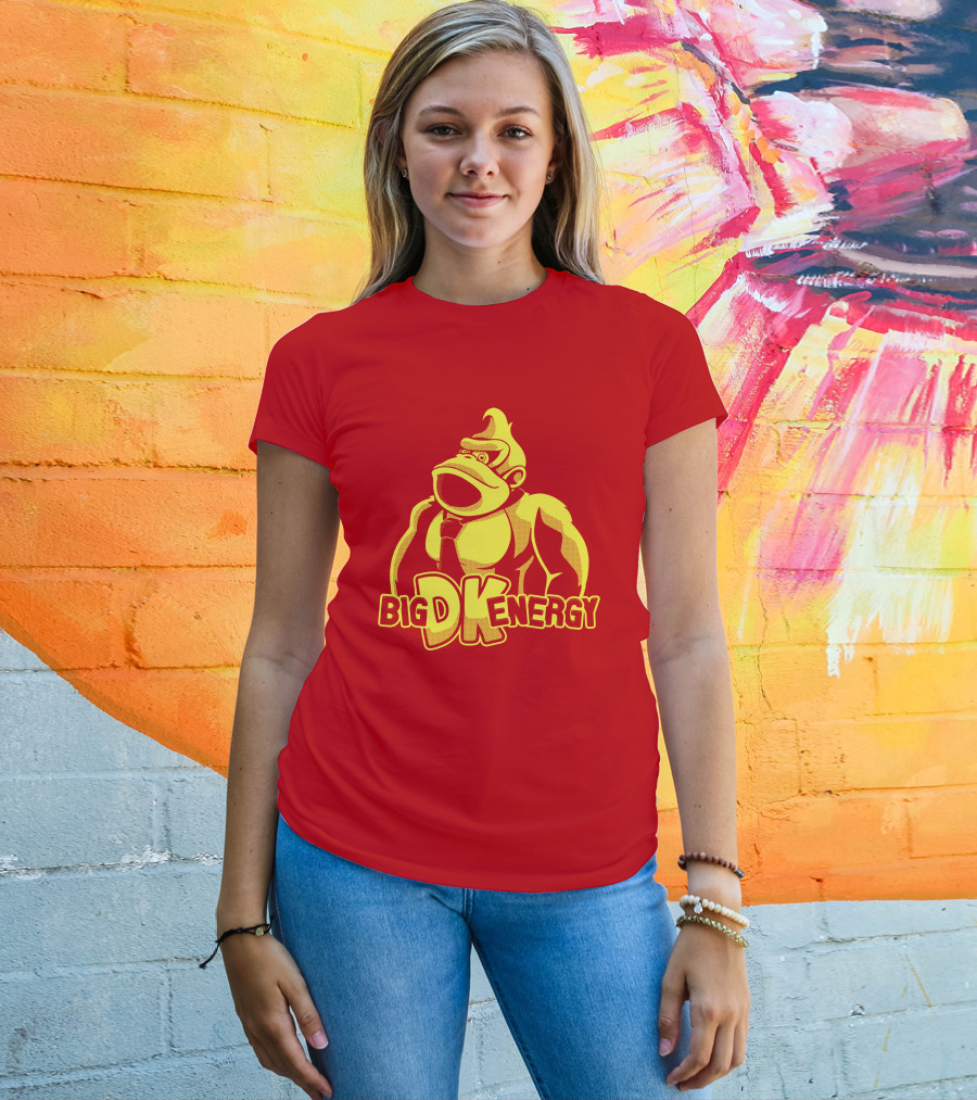 Punch Store Big DK Energy Gorilla Retro Gaming Inspired T-Shirt