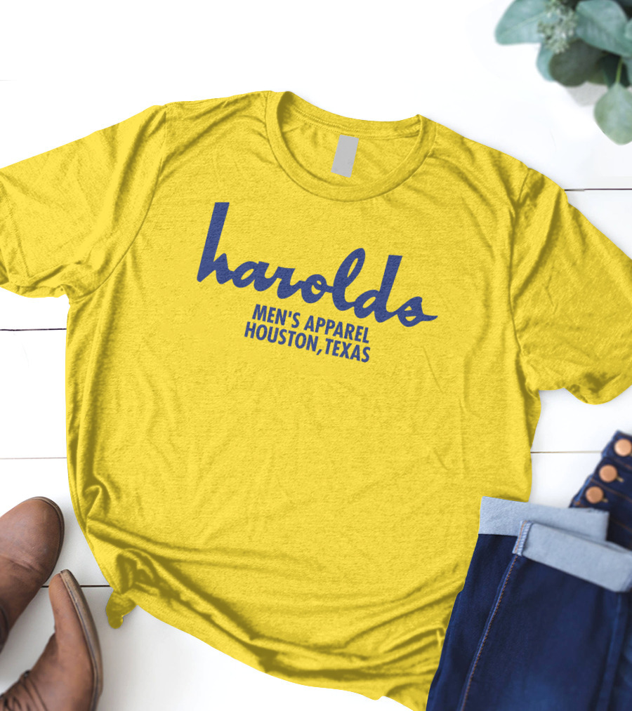 Harolds Men's Apparel Houston Texas Vintage Super 70s Sports Store Earl Campbell T-Shirt