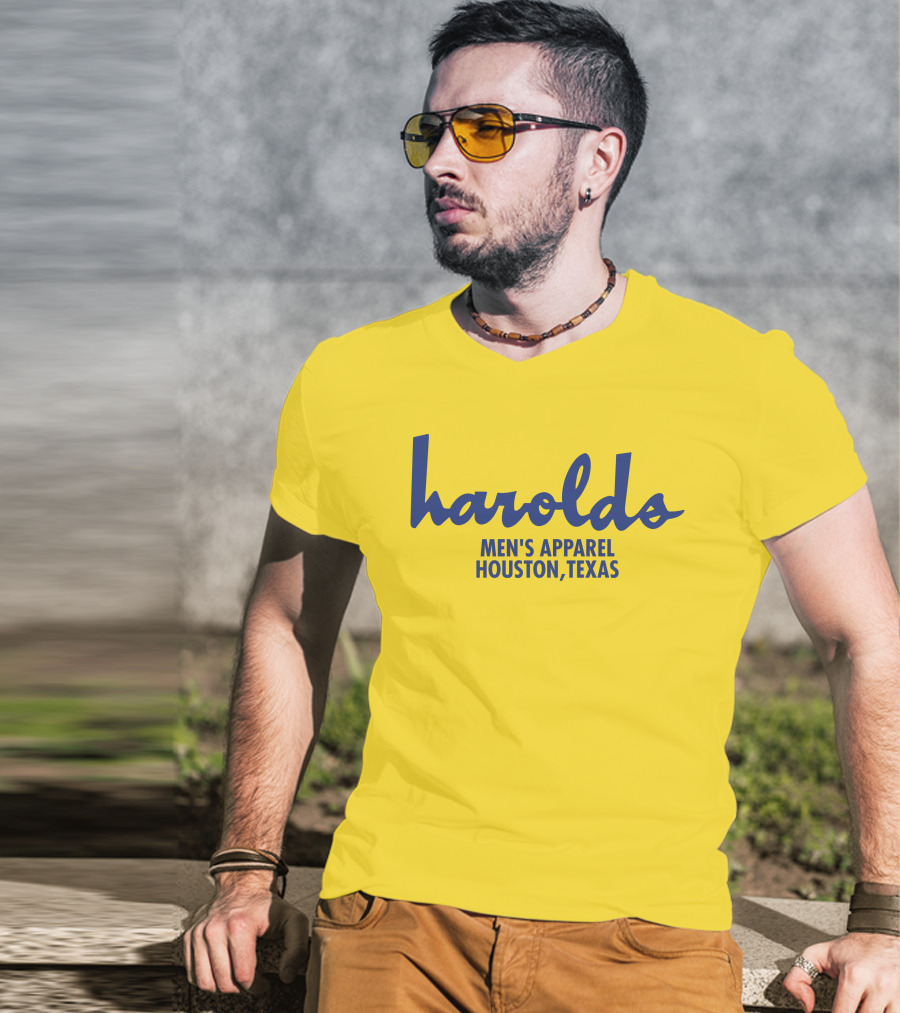 Harolds Men's Apparel Houston Texas Vintage Super 70s Sports Store Earl Campbell T-Shirt