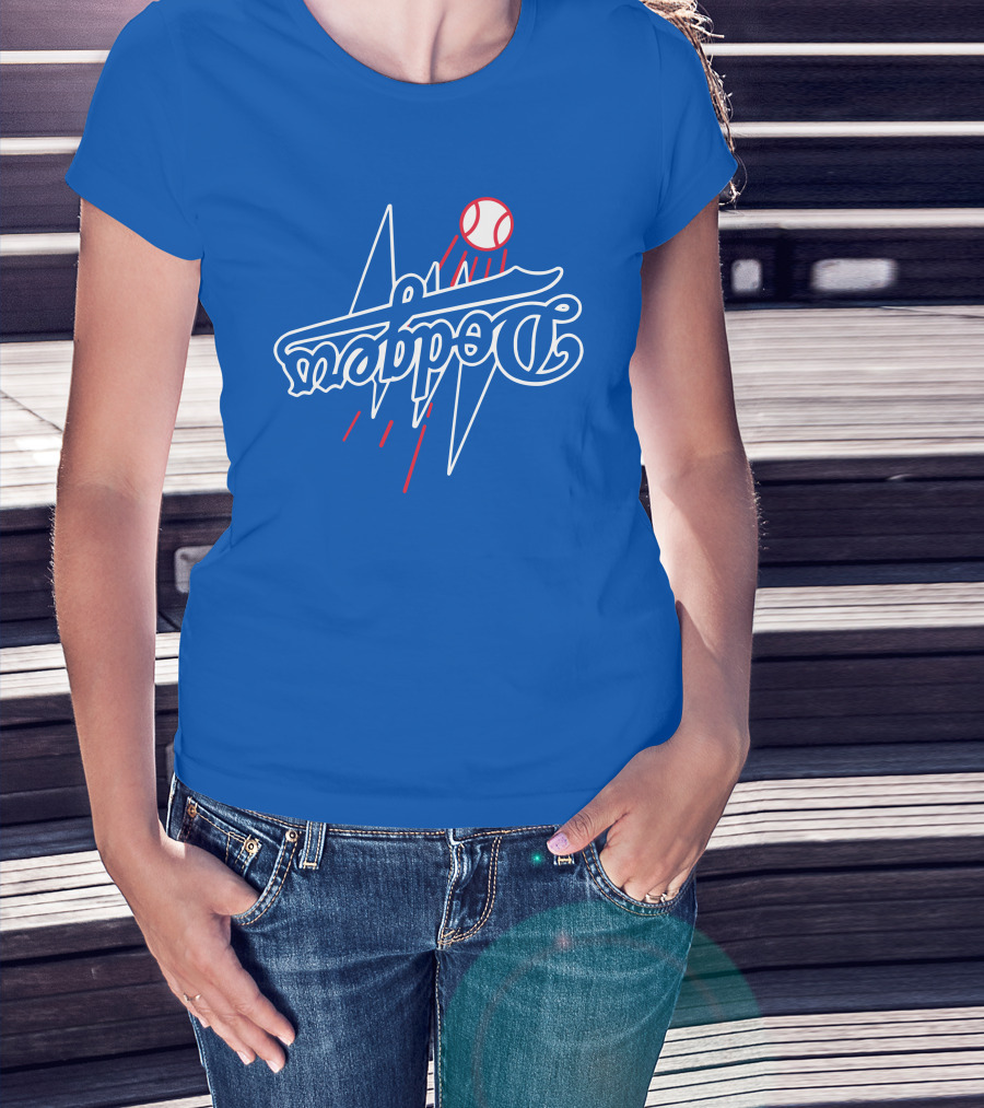Dodgers Bolt Baseball T-Shirt