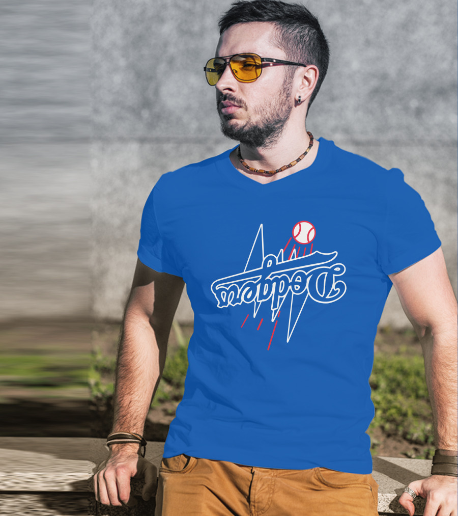 Dodgers Bolt Baseball T-Shirt