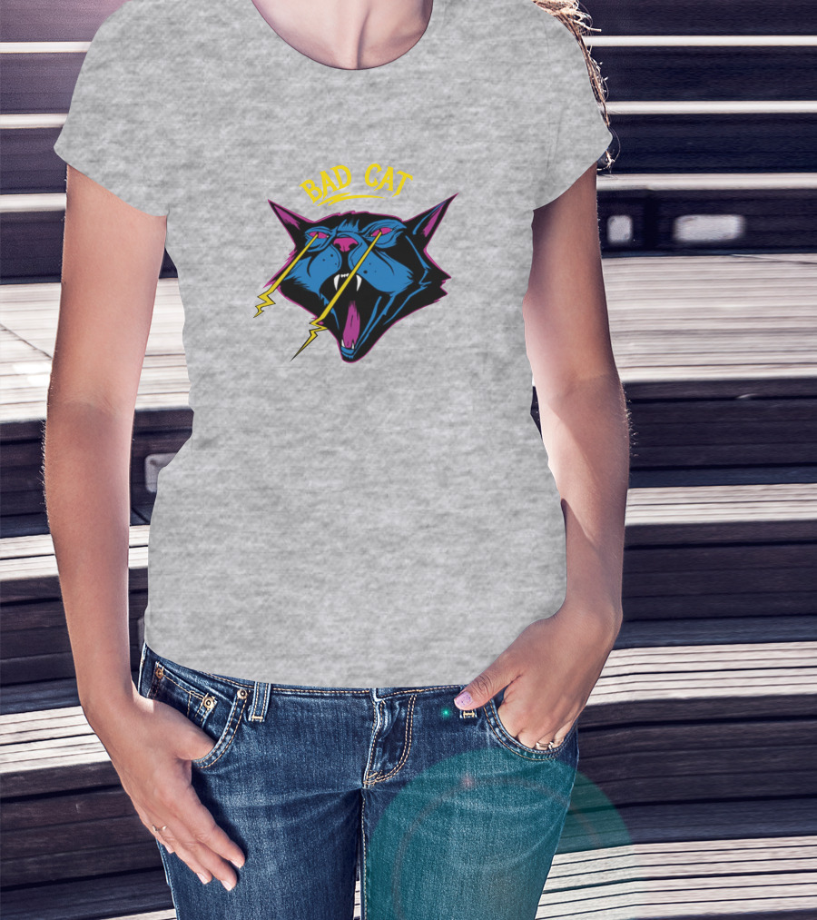 Nea's Karlsson Bad Cat Lightning Eyes T-Shirt