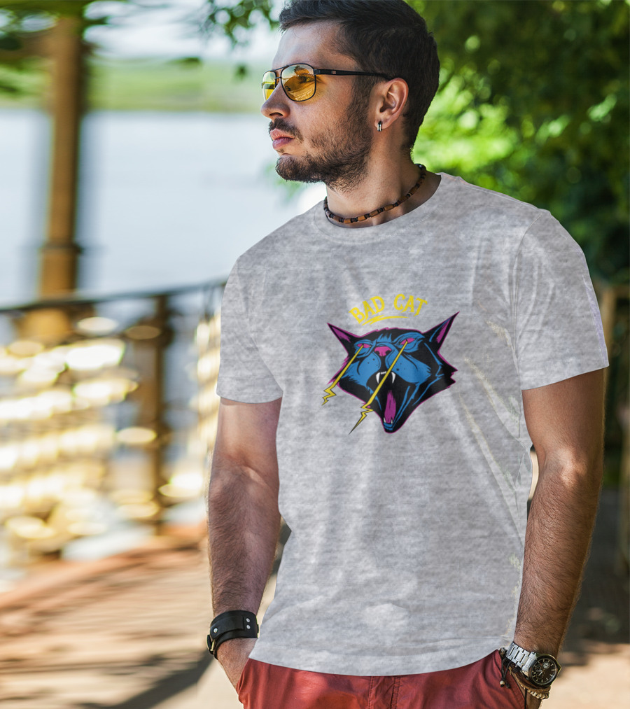 Nea's Karlsson Bad Cat Lightning Eyes T-Shirt