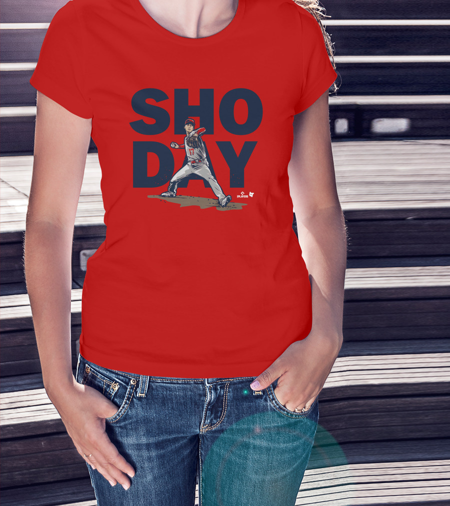 SHO DAY MLB Players Pitching Number 17 T-Shirt