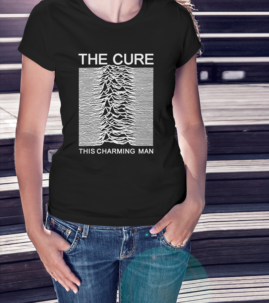 The Cure This Charming Man Joy Division Unknown Pleasures T-Shirt