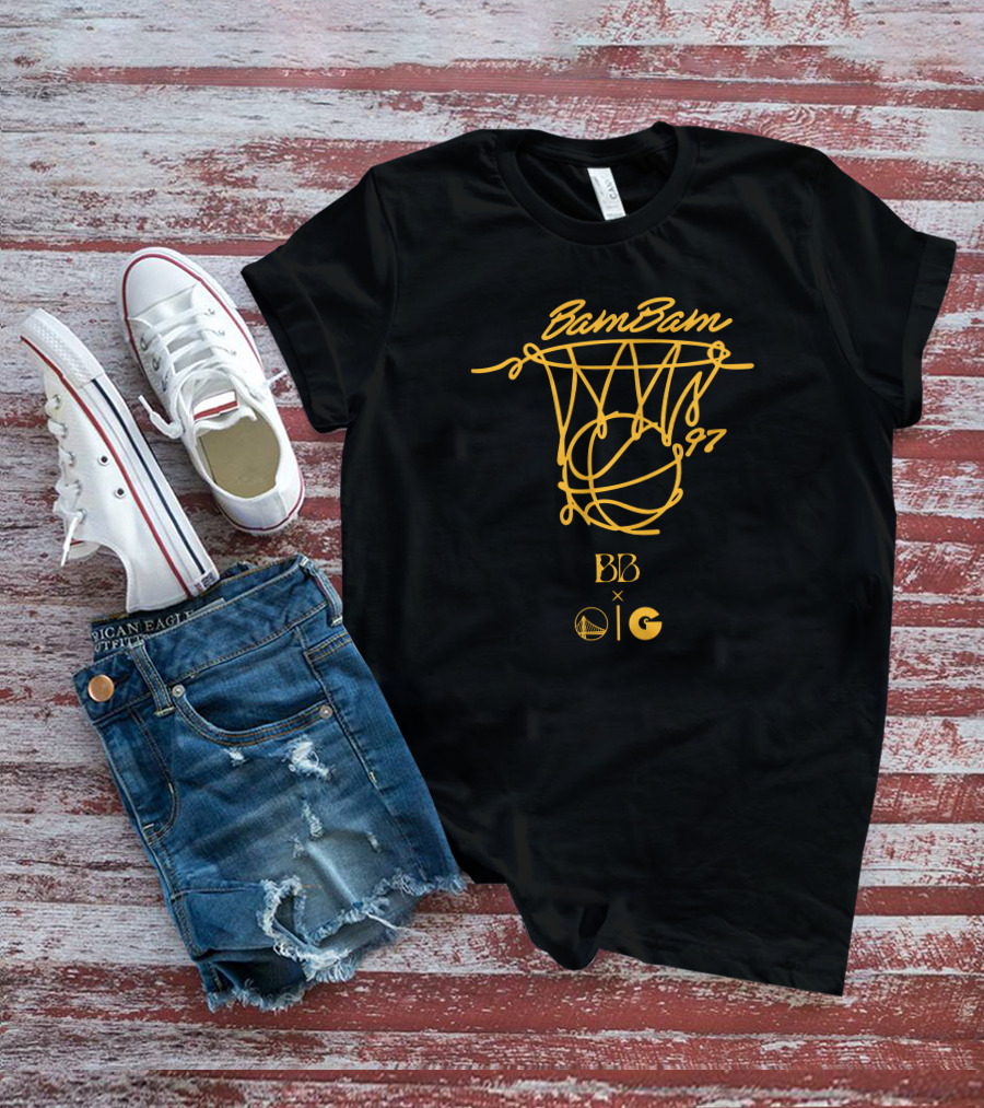 Warriors Shop BamBam Above Rim 97 BB X GSW Warriors Fanatics Men's T-Shirt