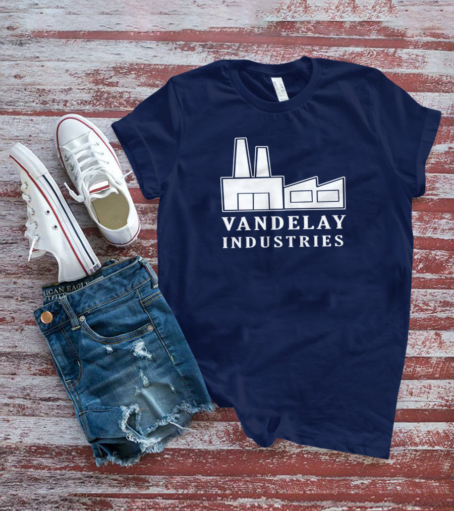 Seinfeldism Vandelay Industries Iconic Factory Logo Mashup The Vandelay T-Shirt