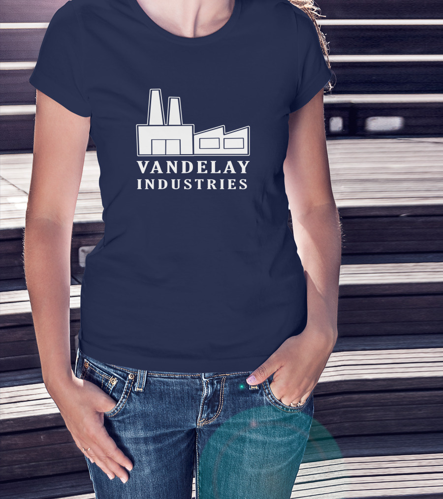 Seinfeldism Vandelay Industries Iconic Factory Logo Mashup The Vandelay T-Shirt