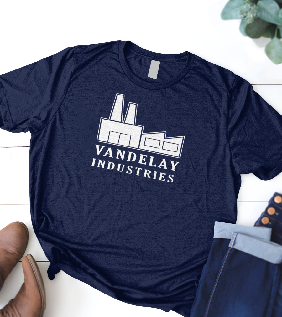 Seinfeldism Vandelay Industries Iconic Factory Logo Mashup The Vandelay T-Shirt