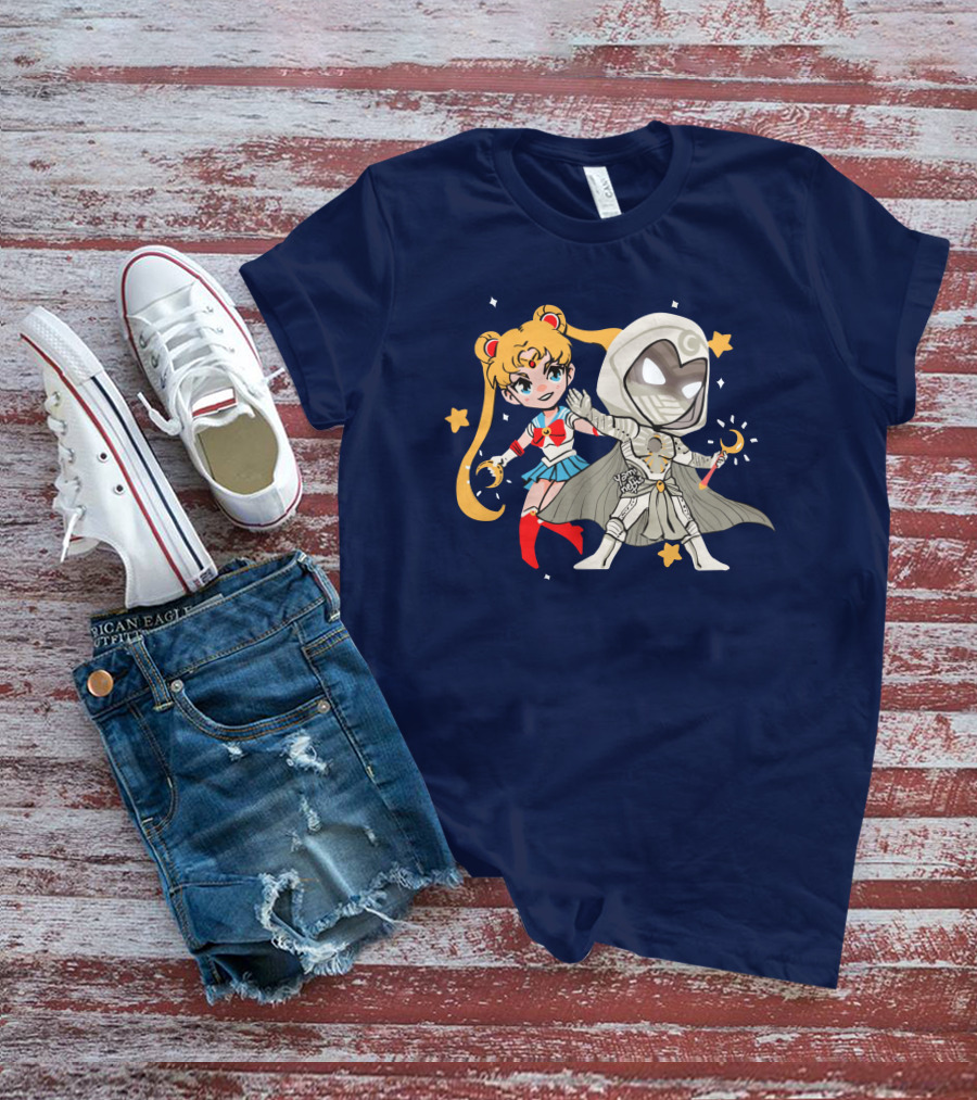 Gabi Sailor Moon Knight Yamineftis Crossover Fusion T-Shirt