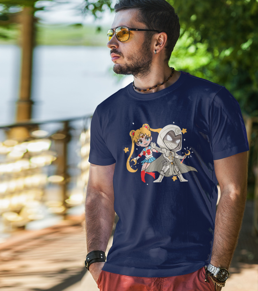 Gabi Sailor Moon Knight Yamineftis Crossover Fusion T-Shirt