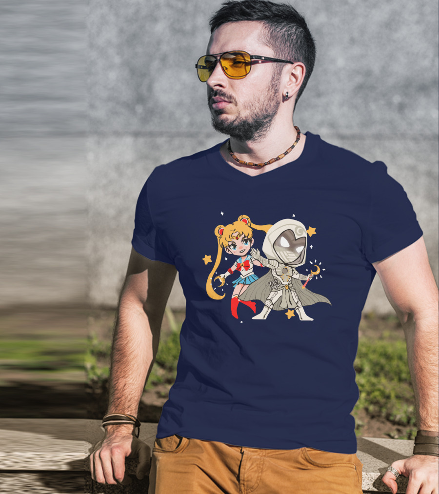 Gabi Sailor Moon Knight Yamineftis Crossover Fusion T-Shirt