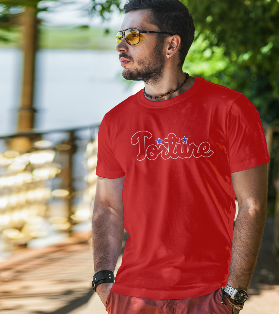 Torture Phillies Iconic Style Star T-Shirt