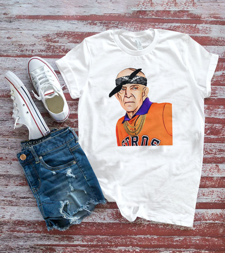 Mattress Mack Astros Bandana Chains T-Shirt