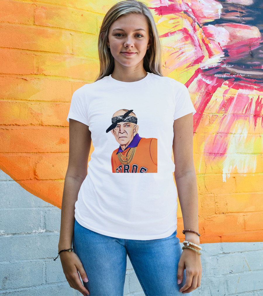 Mattress Mack Astros Bandana Chains T-Shirt