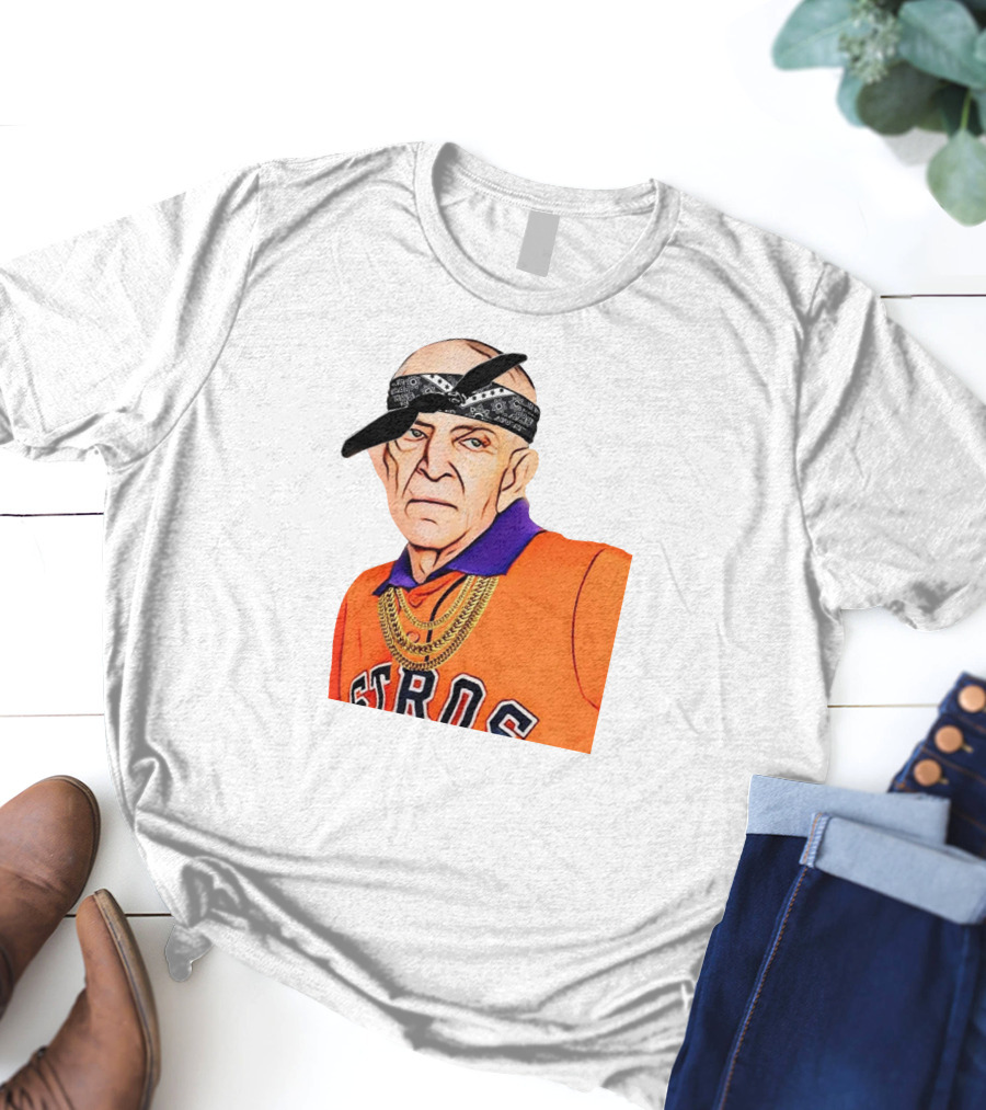 Mattress Mack Astros Bandana Chains T-Shirt