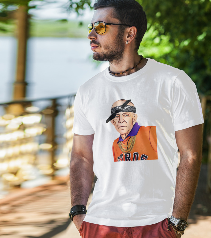 Mattress Mack Astros Bandana Chains T-Shirt