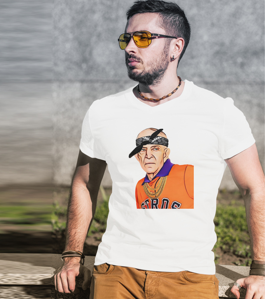 Mattress Mack Astros Bandana Chains T-Shirt