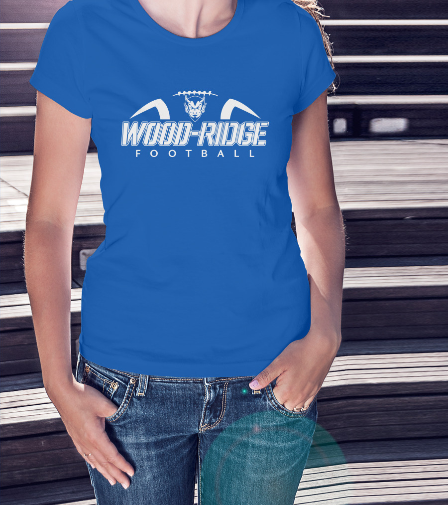 Wood-Ridge Football Blue Devils Team T-Shirt