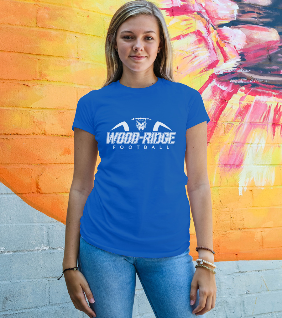 Wood-Ridge Football Blue Devils Team T-Shirt