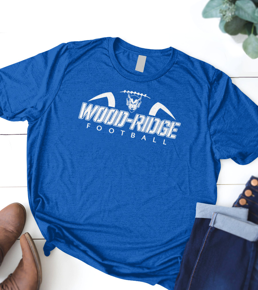 Wood-Ridge Football Blue Devils Team T-Shirt