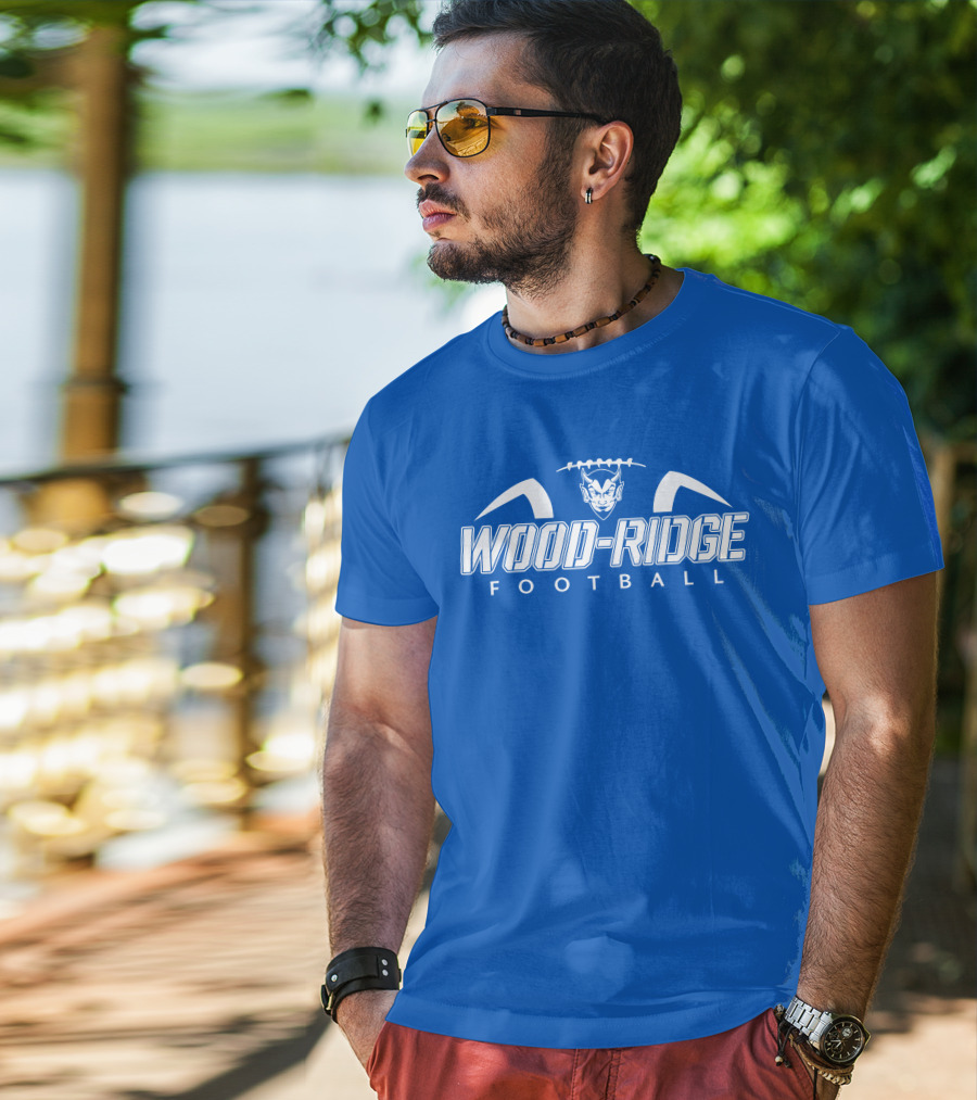Wood-Ridge Football Blue Devils Team T-Shirt