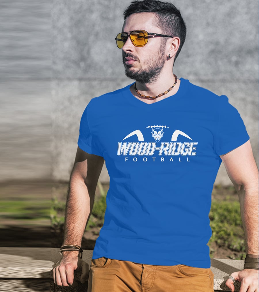 Wood-Ridge Football Blue Devils Team T-Shirt