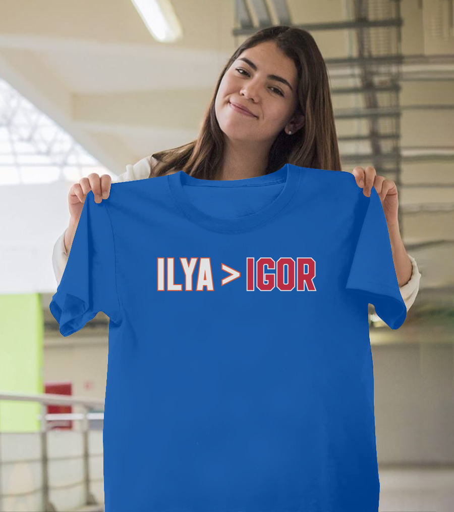 ILYA Greater Than IGOR Bold Rivalry T-Shirt