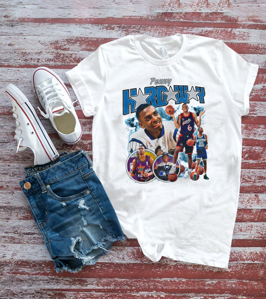 Penny Hardaway Sparkboyzco Merch NBA USA Basketball Memphis State T-Shirt