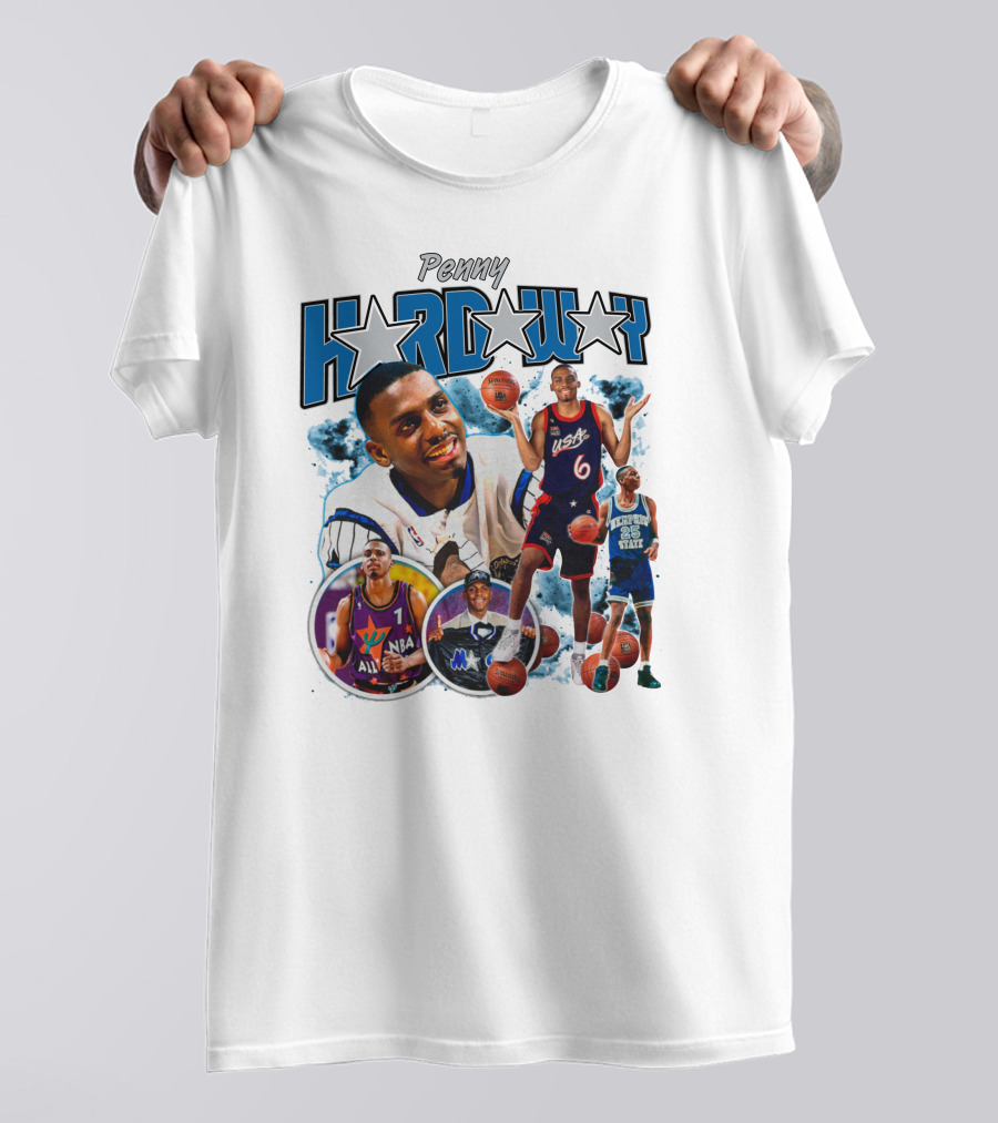 Penny Hardaway Sparkboyzco Merch NBA USA Basketball Memphis State T-Shirt