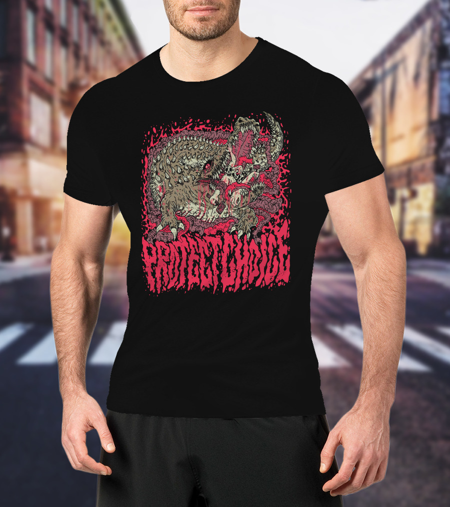 Protect Choice Fierce Gator Attack Scene T-Shirt