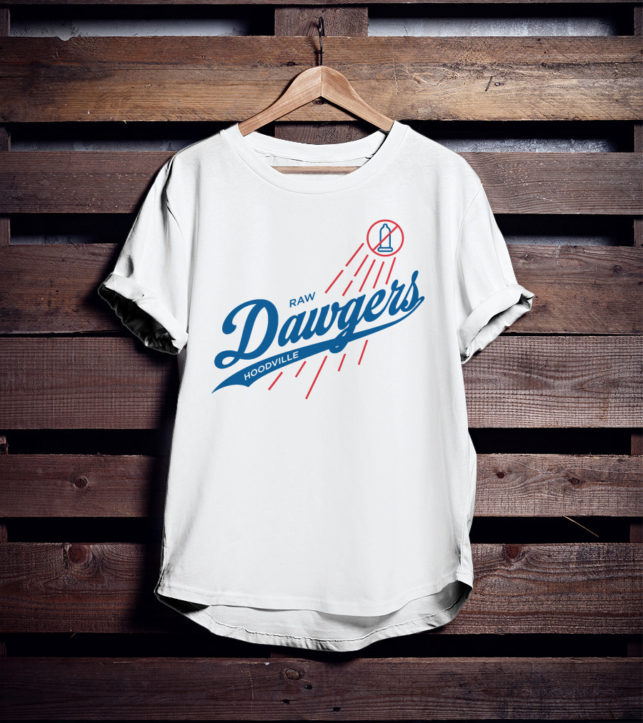 Raw Dawgers Hoodville No Bottles Sign T-Shirt