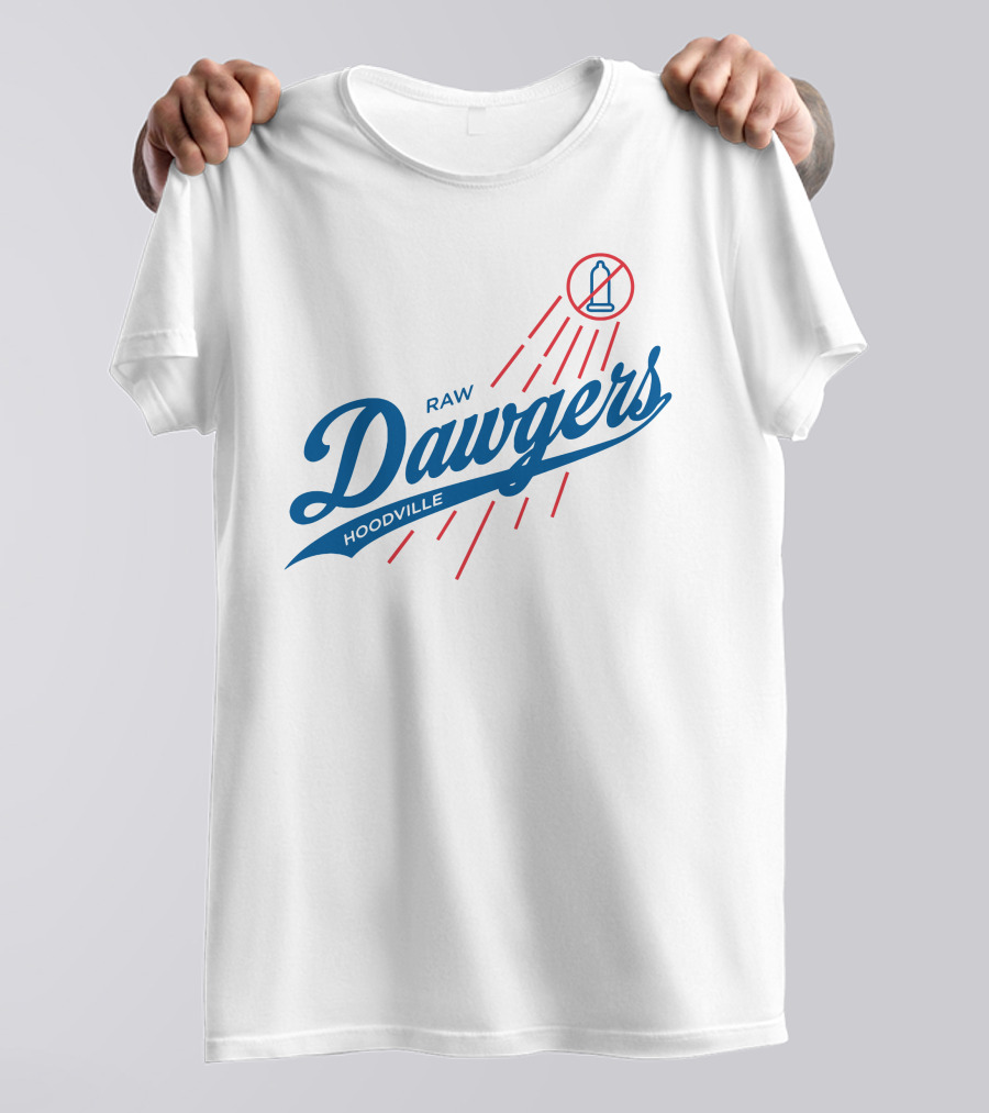 Raw Dawgers Hoodville No Bottles Sign T-Shirt