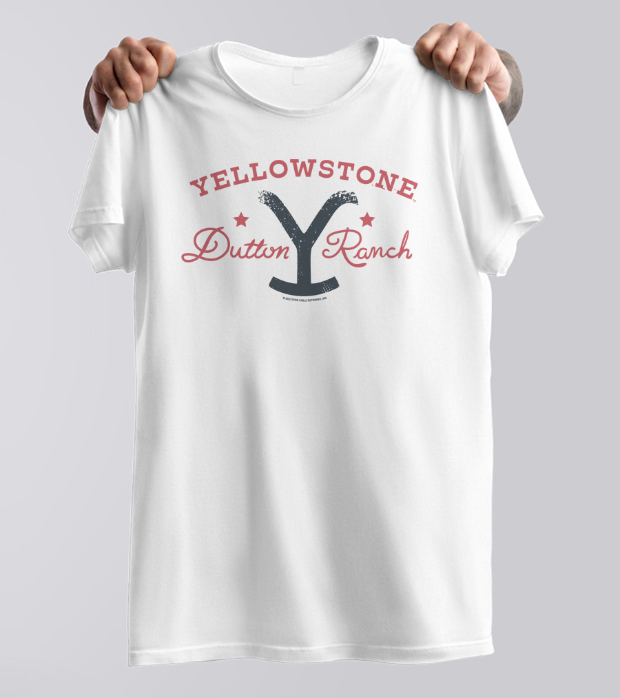 Yellowstone Dutton Ranch Star Logo Fleece T-Shirt