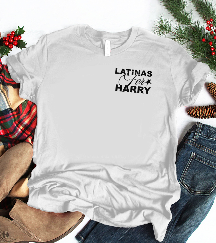 Latinas For Harry Star T-Shirt