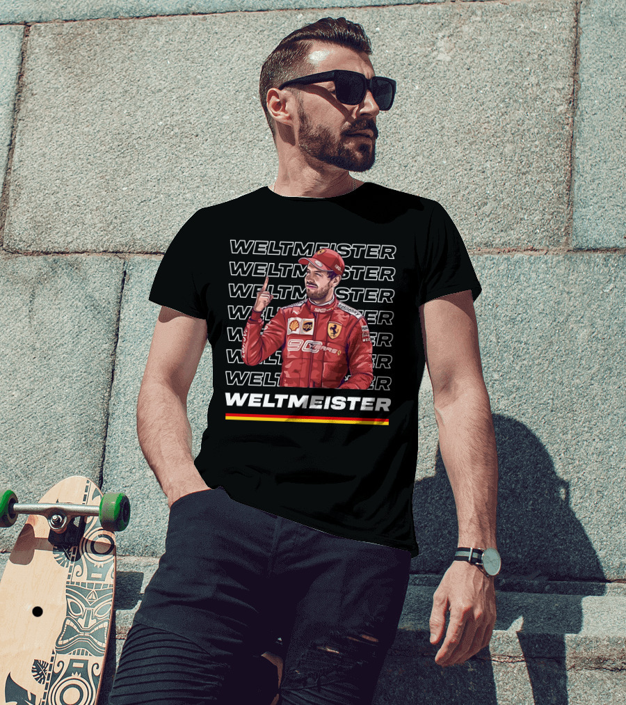 Weltmeister Ferrari Champion Danke Seb T-Shirt