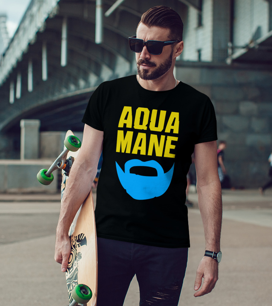 Memphis Grizzlies Aqua Mane Beard T-Shirt