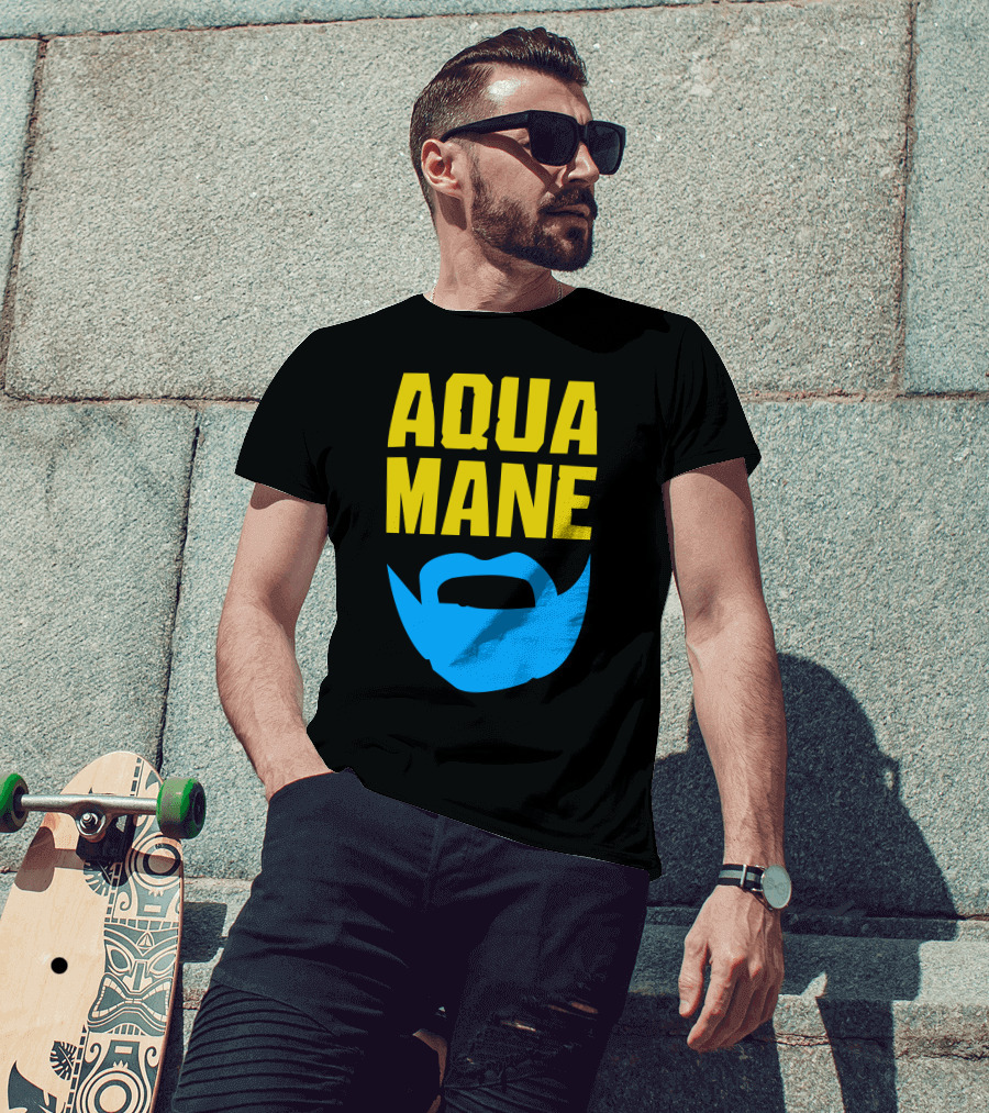 Memphis Grizzlies Aqua Mane Beard T-Shirt