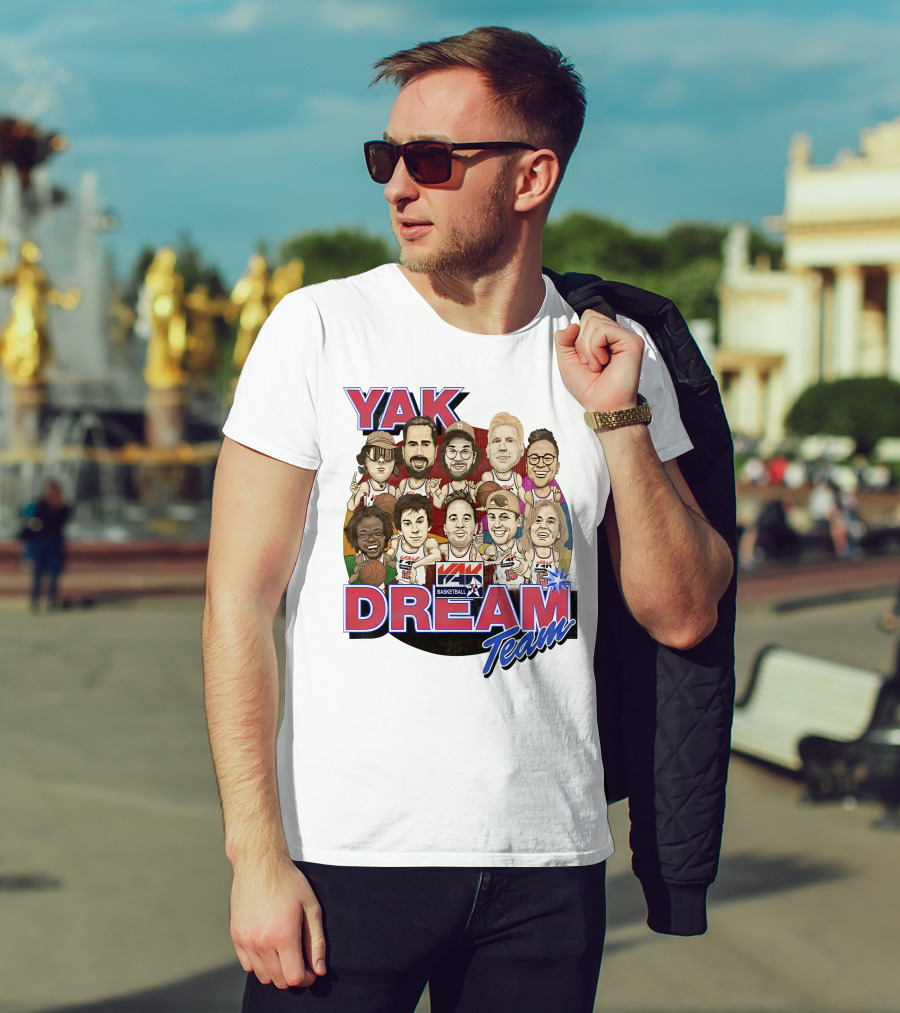 Yak Dream Team Basketball Van Fan T-Shirt