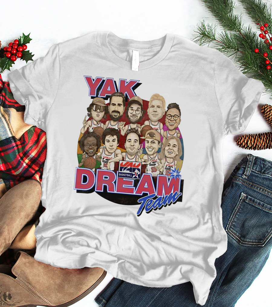 Yak Dream Team Basketball Van Fan T-Shirt