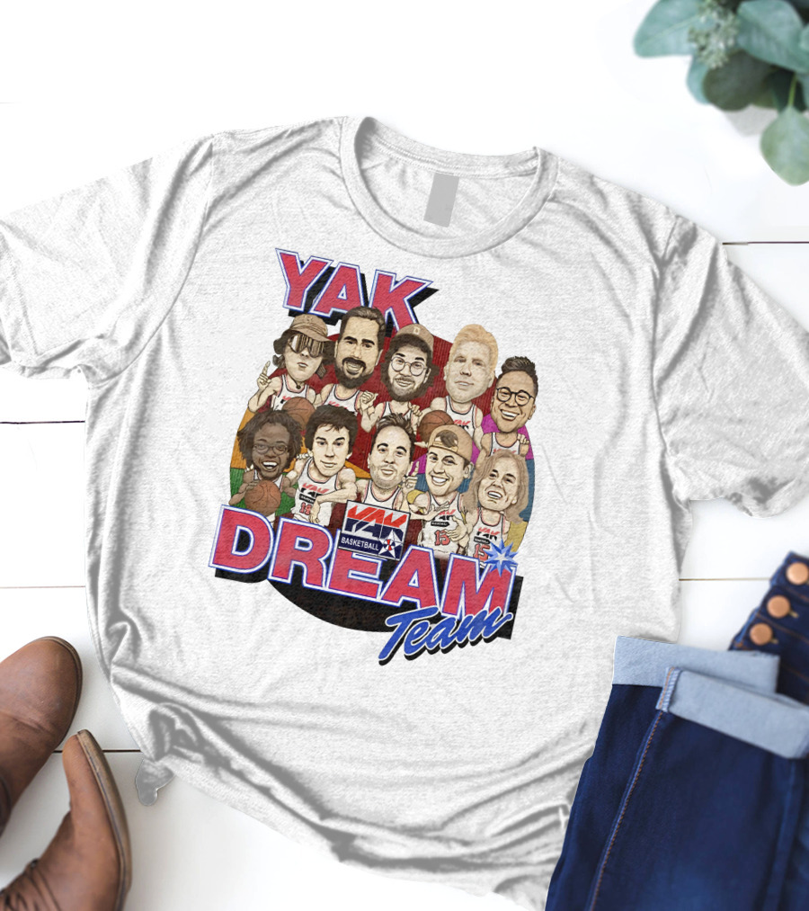 Yak Dream Team Basketball Van Fan T-Shirt