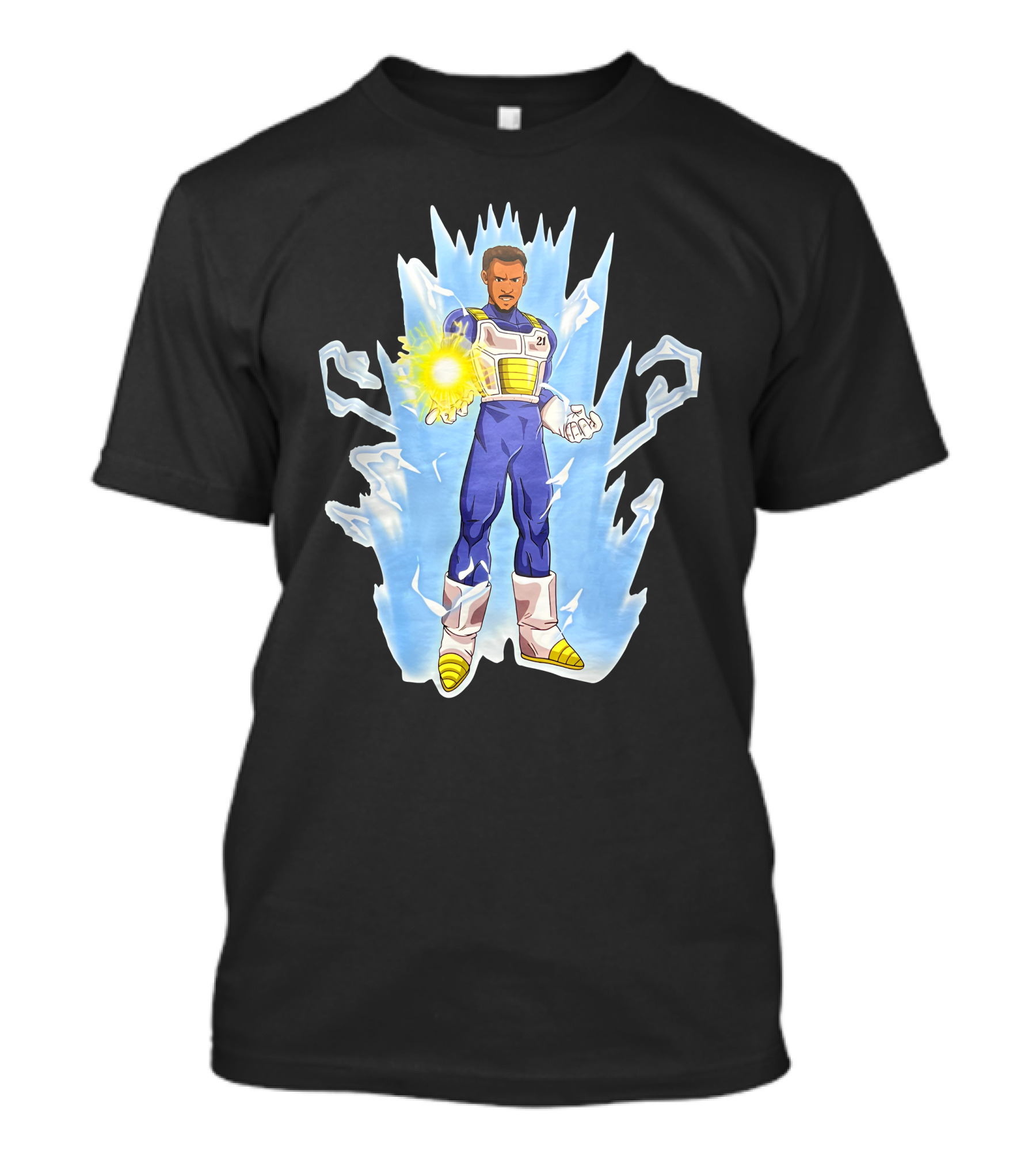 Daniel Gafford Dragon Ball Z Saiyan Warrior Energy Burst T-Shirt