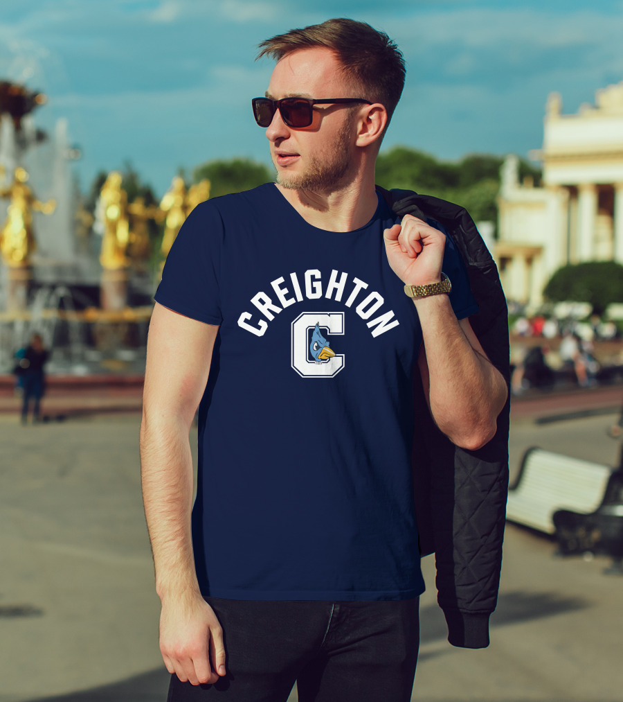 Creighton Bluejays Vintage Logo Classic C Emblem T-Shirt