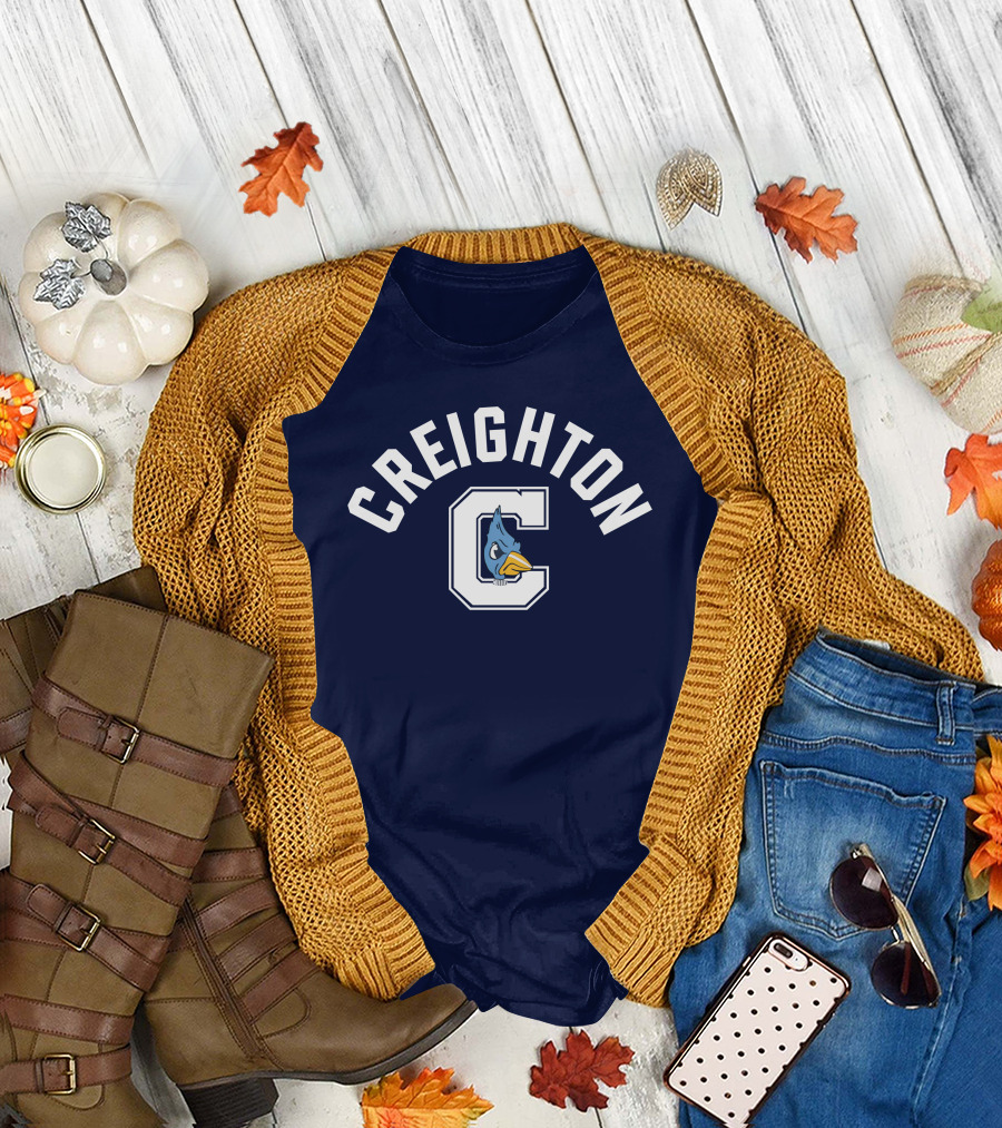 Creighton Bluejays Vintage Logo Classic C Emblem T-Shirt