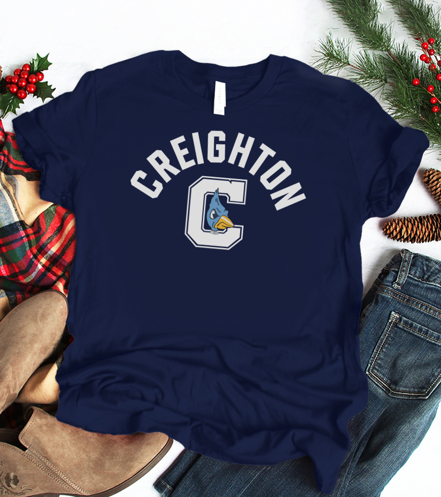 Creighton Bluejays Vintage Logo Classic C Emblem T-Shirt