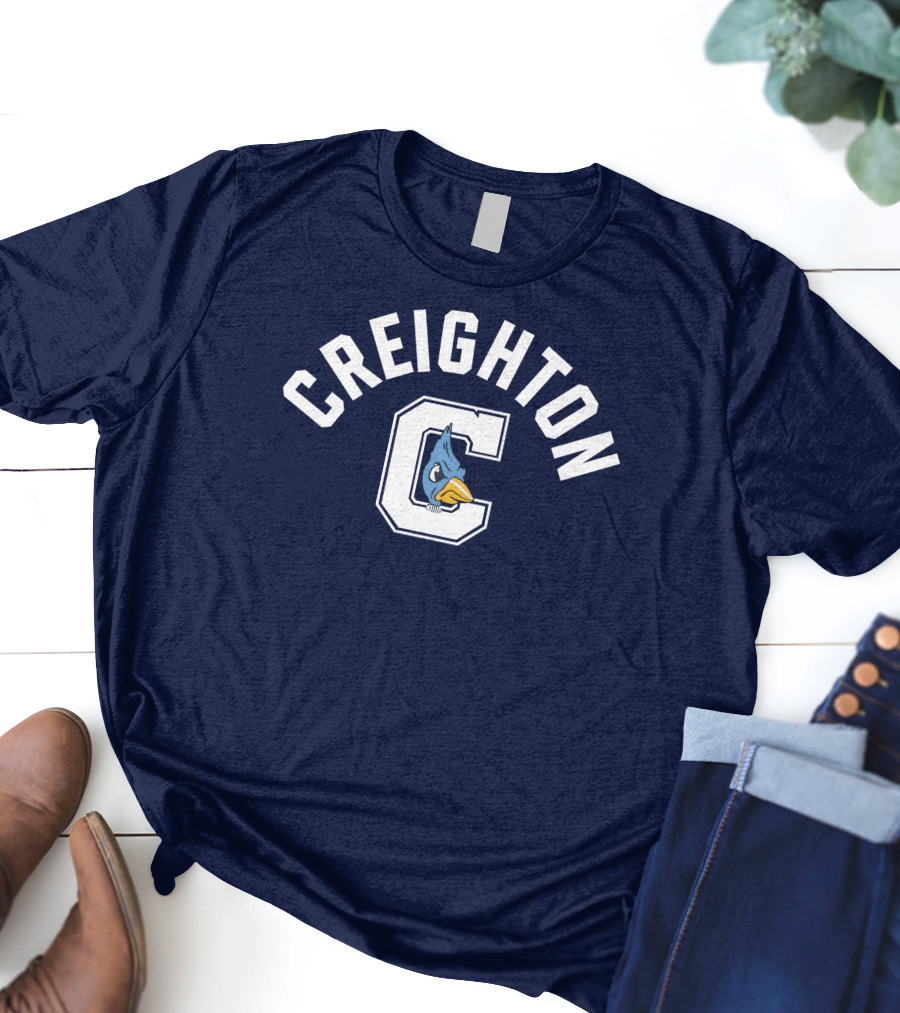 Creighton Bluejays Vintage Logo Classic C Emblem T-Shirt