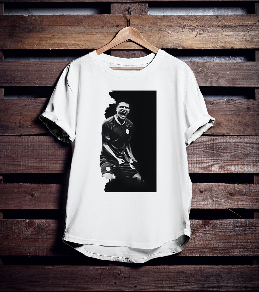 O Monstro Soccer Celebration Iconic Athlete Performance T-Shirt