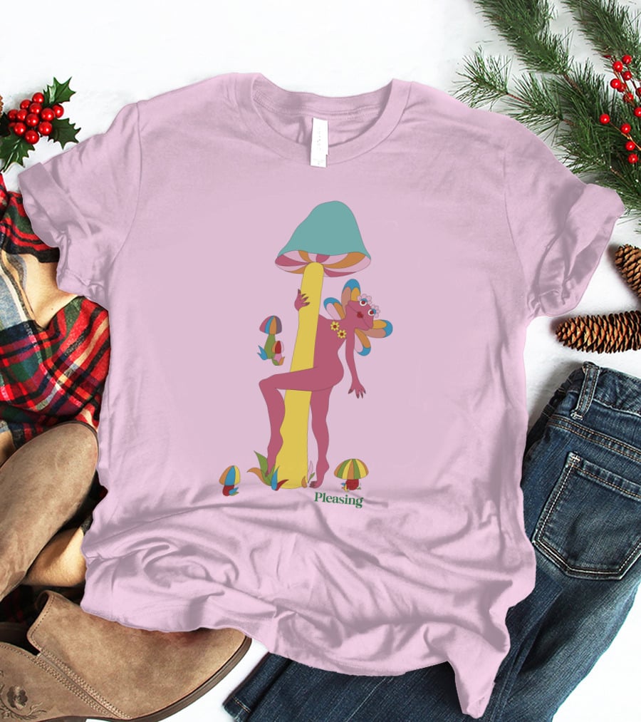 Pleasing Shroom Bloom Fairy With Mushrooms T-Shirt