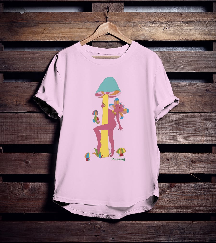 Pleasing Shroom Bloom Fairy With Mushrooms T-Shirt