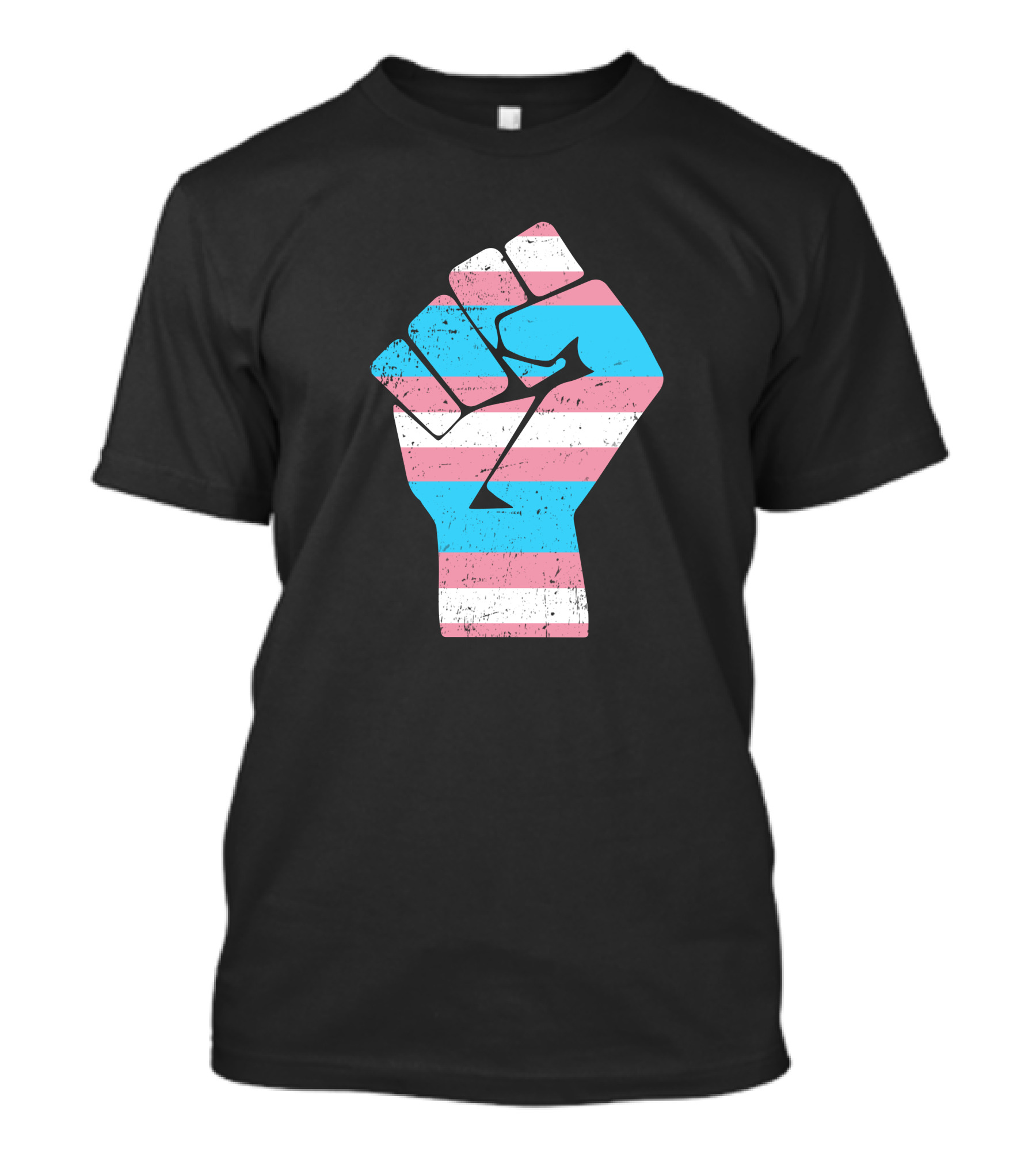 Jamie Lee Curtis Protect Trans Kids Hand Fist Transgender Pride Raised Fist T-Shirt
